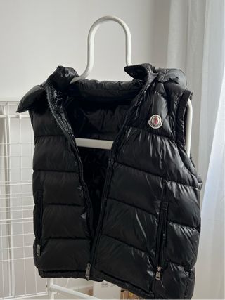 Chaleco Moncler Bormes Talla 2 Negro
