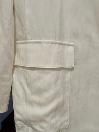 Blazer americana blanca El Corte Inglés