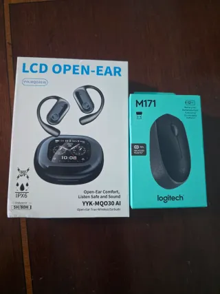 Combo GEEKOM, Mouse Logitech M171, Cuffie