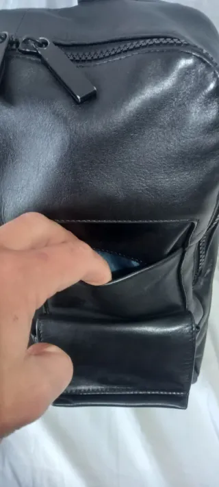 Zaino Piquadro Pelle Nero