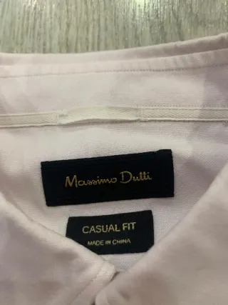 Camisa Massimo Dutti Rosa Talla XL