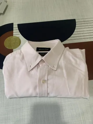 Camisa Massimo Dutti Rosa Talla XL