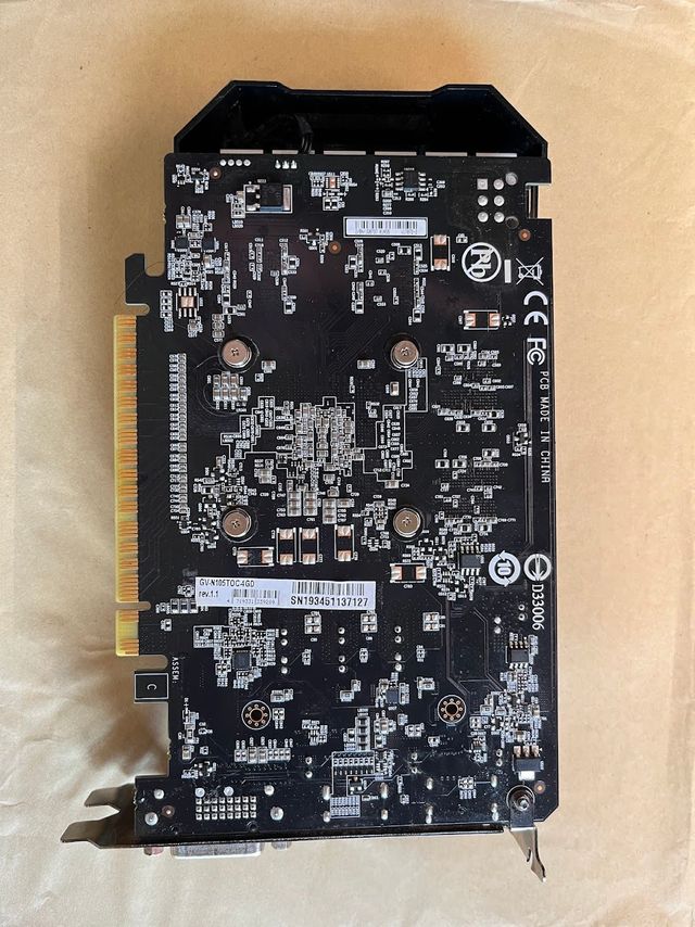 Nvidia GTX 1050 Ti OC 4GB GDDR5 HDMI DP Gigabyte