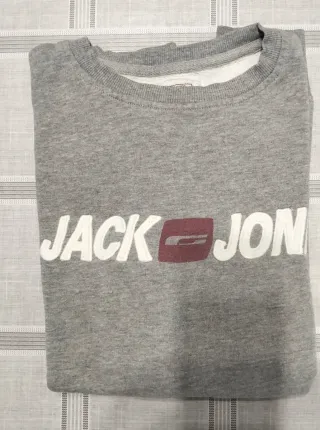 Felpa Jack & Jones da ragazzo grigia