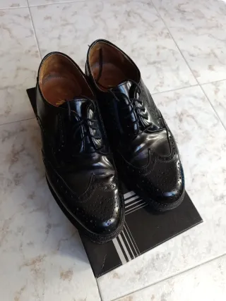 Zapatos Martinelli Negros Brogue