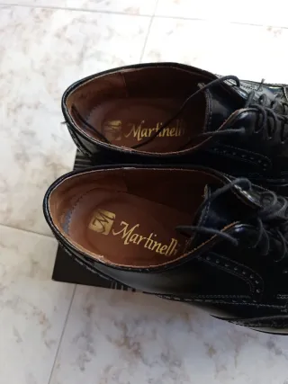 Zapatos Martinelli Negros Brogue