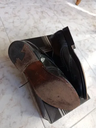 Zapatos Martinelli Negros Brogue