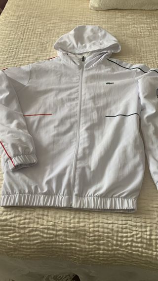 Chaqueta deportiva Lacoste blanca