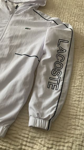 Chaqueta deportiva Lacoste blanca