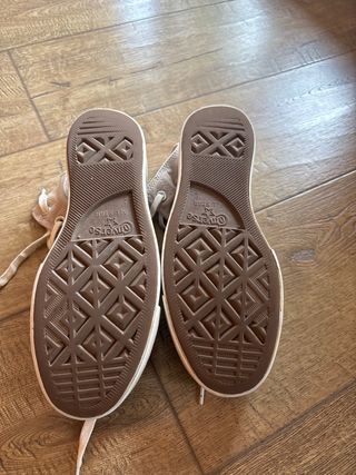 Converse All Star Beige Talla 38 Plataforma