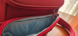 Neceser Roncato rígido rojo