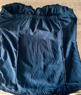 Top fiesta lentejuelas negro Inside