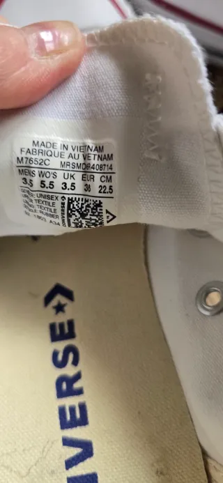 Converse Blancas Talla 36