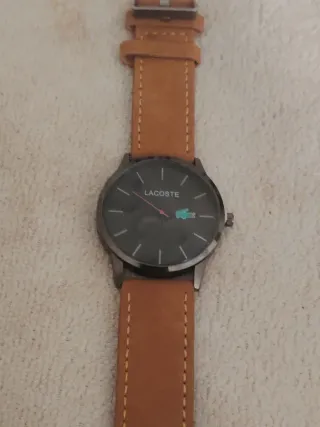 Reloj Lacoste Negro y Marrón