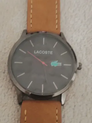 Reloj Lacoste Negro y Marrón