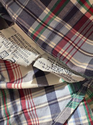 Camisa Polo Ralph Lauren Talla S Cuadros