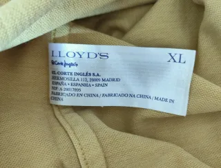 Camisa Lloyd's Mostaza Talla XL