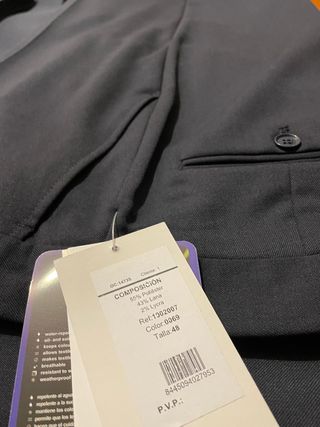 Traje de hombre negro