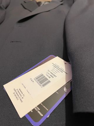 Traje de hombre negro