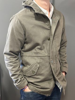 Chaqueta Sahariana Verde Militar