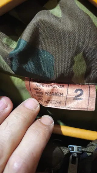 Chaqueta Militar Auténtica Camuflaje