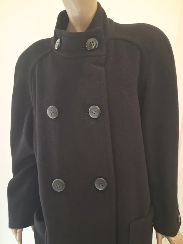 Cappotto Lana e Cashmere Tg 48/50 Nero