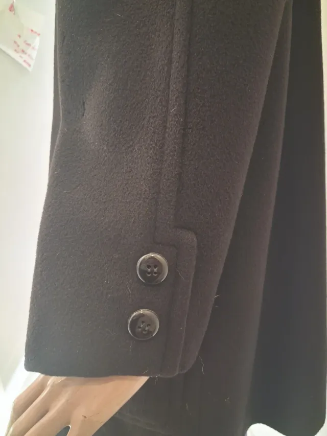 Cappotto Lana e Cashmere Tg 48/50 Nero