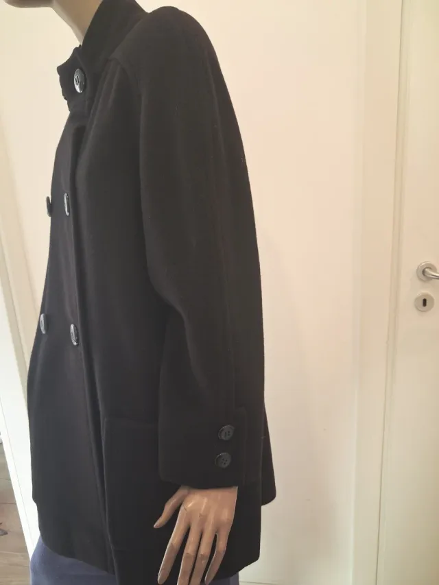 Cappotto Lana e Cashmere Tg 48/50 Nero