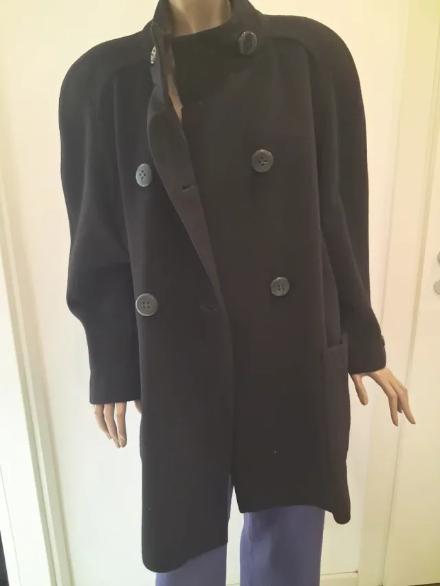 Cappotto Lana e Cashmere Tg 48/50 Nero