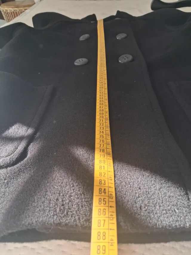 Cappotto Lana e Cashmere Tg 48/50 Nero