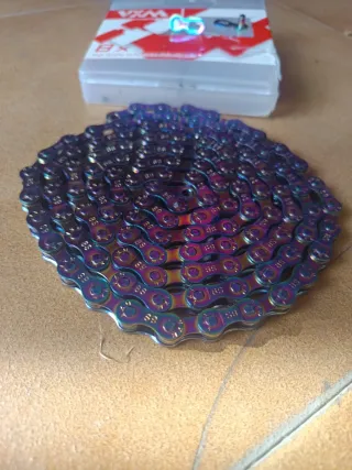 Cadena Bici MTB 8x speed Arcoíris