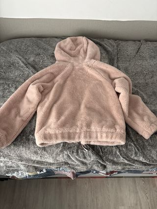 Chaqueta rosa con capucha Talla M