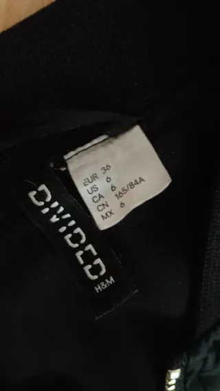 Cazadora bomber negra mujer