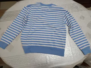 Jersey rayas azul y blanco mujer. Talla L