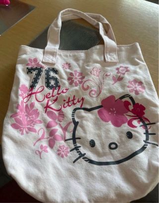 Bolso Hello Kitty Rosa y Blanco