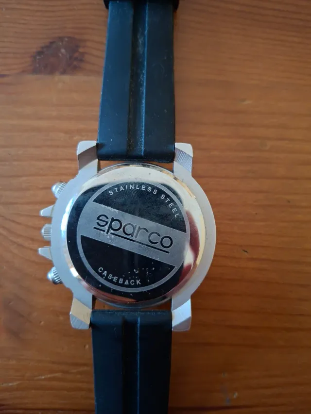 Orologio Sparco Racing Nero/Argento