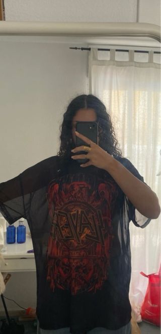 Camiseta transparente