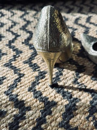 Tacones Stiletto Dorados Mujer 37