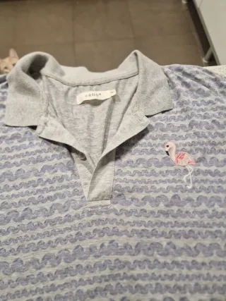 Camiseta Polo Manga Corta Hombre Flamenco