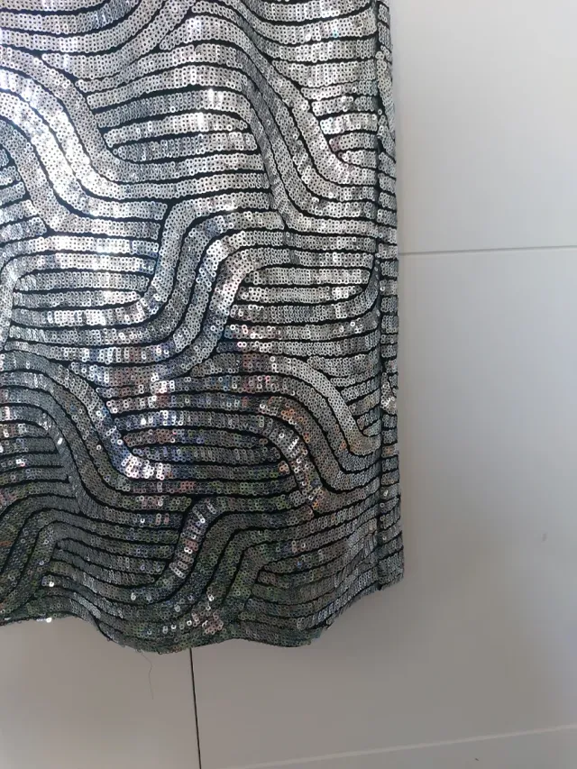 Vestido lentejuelas Zara Talla S