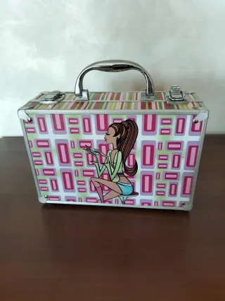 Maletín maquillaje o joyero con dibujo