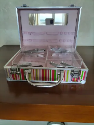 Maletín maquillaje o joyero con dibujo