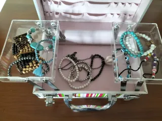 Maletín maquillaje o joyero con dibujo