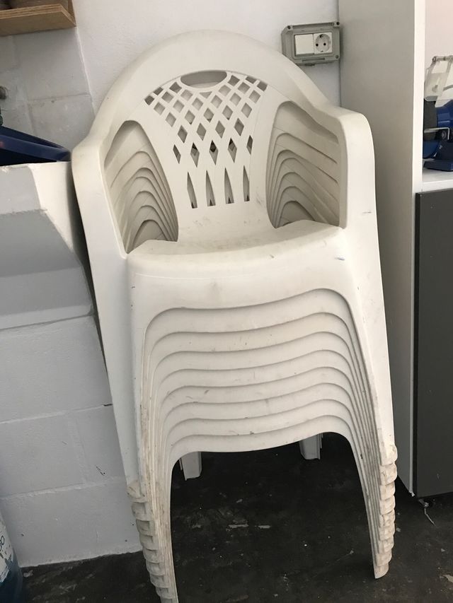 Sillas jardin apilables