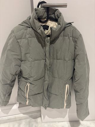 Abrigo Champion Gris de plumas