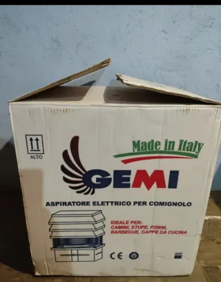 Aspirador humos chimenea exterior Gemi