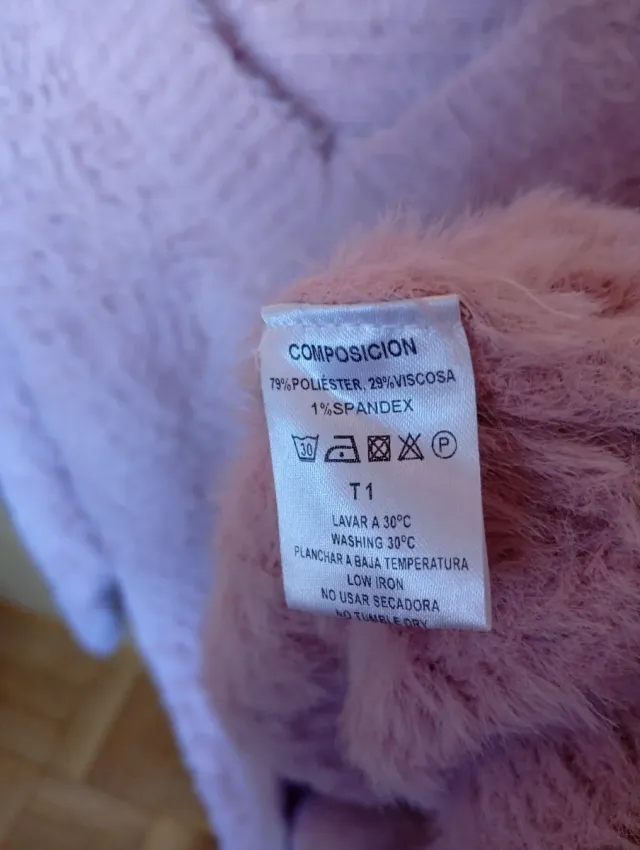 Jersey Poete rosa talla S