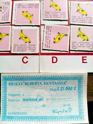 Juego Ruperta Fantasma 1,2,3...