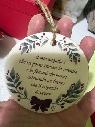 Pallina Natale Personalizzata in legno