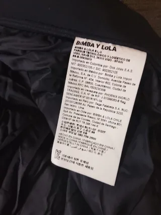 Chaleco Bimba y Lola Negro